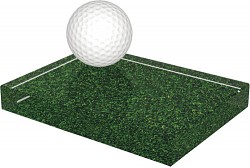 Sklo s potiskem - golf - CRG4057aa
