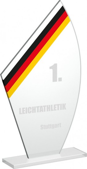 Skleněná trofej CR20201 
