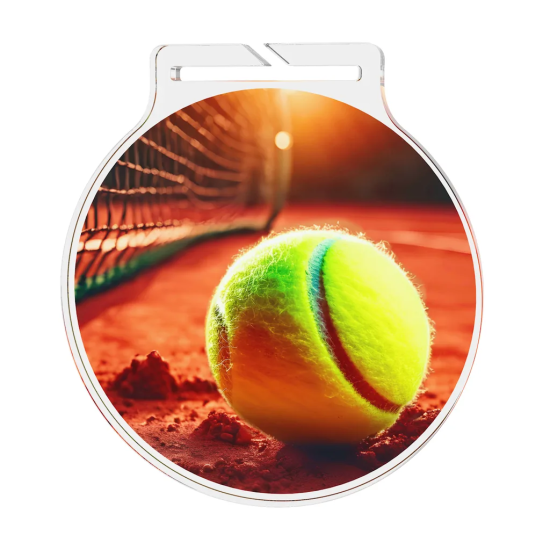 Akrylátová medaile MDA60M04 | Tenis 