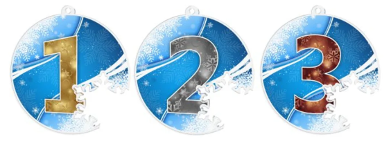 Akrylátová medaile MDAS050M17 | Čísla