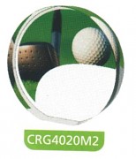 Sklo s potiskem - golf - CRG4020m2
