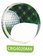Sklo s potiskem - golf - CRG4020m4