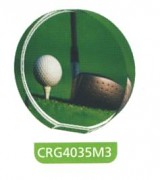 Sklo s potiskem - golf - CRG4035m3